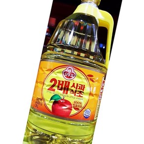 오뚜기 2배 사과 애플 발효 종류 대용량 식초 1.8L