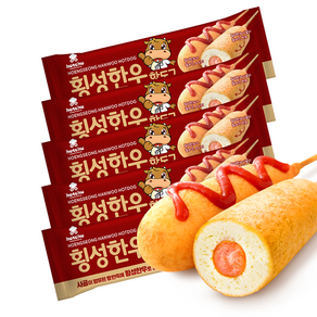 옥두식품 핫츄핫도그 횡성한우핫도그 110g x 20개 극한직업 핫도그!!