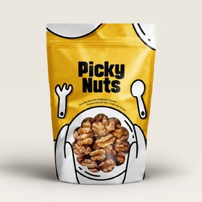 피키너츠 햇호두, 호두 지퍼형 1kg(1/4절), 1개