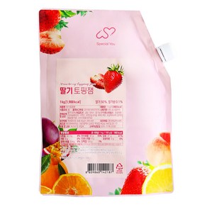 스페셜유 토핑잼 딸기잼 대용량, 1개, 1kg