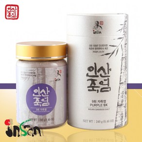 인산죽염 9회 자죽염 분말 240g, 1개