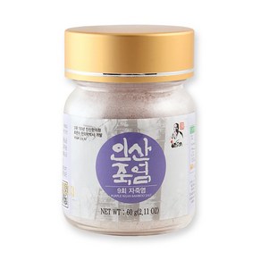 인산죽염 인산죽염(주) 인산 9회자죽염 분말, 60g, 1개