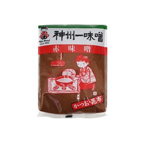 일본 마츠카메 신주 일미 적된장 아카 미소 1kg, 1개