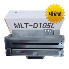 그래토너 삼성 MLT-D105L 대용량 호환토너 SCX-4622FK ML-1916K SCX-4623 CF-650, 검정, 1개