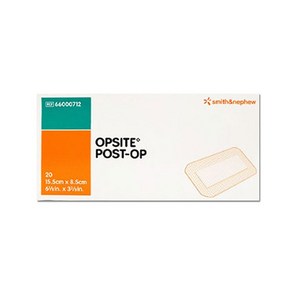 오피사이트 OPSITE POST-OP 15.5cmx8.5cm 20매입 점착성투명창상피복재, 20개