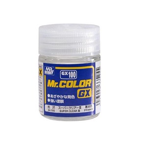 GSGX100/ MR. COLOR GX SUPER CLEAR II 유광 18ml, 1개