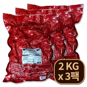 야식만참 숯불통닭발 2Kg, 3개