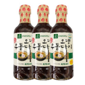 백앤 이엔 오뎅우동 다시, 470ml, 3개