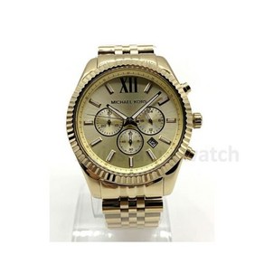 MICHAEL KORS MK8281 렉싱턴 남성시계 골드톤 스테인리스 스틸 크로노그래프