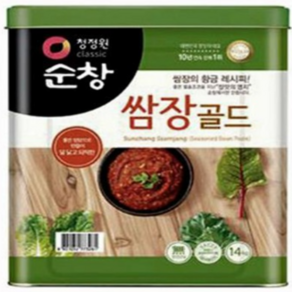 청정원 순창 쌈장 골드 캔, 1개, 14kg