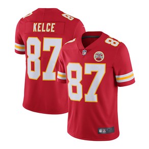 NFL 캔자스시티 치프스 No. 87 KELCE 켈시 미식 축구 럭비 유니폼, 1개, 레드