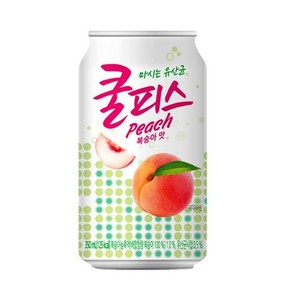 [KT알파쇼핑][동원] 동원 쿨피스 복숭아맛 350ml 12입., 12개