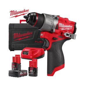 [MILWAUKEE] 밀워키 12V / 6.0AH & 3.0AH FUEL 해머드릴 드라이버(GEN3) M12 FPD2-632X