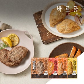 바르닭 바삭한 크런치 닭가슴살 4종 혼합 세트, 90g, 3세트