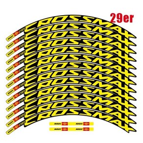 MAVIC CROSSMAX SL PRO MTB 휠 스티커 너비 18mm PRO 자전거 휠 데칼 두 바퀴 데칼 용 자전거 스티커 MTB 림 스티커