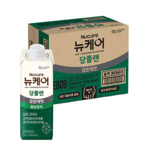 대상웰라이프 뉴케어 당플랜 검은깨맛 200ml×30팩 부모님 건강한간식, 200ml, 30개