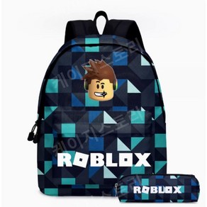 ROBLOX 학생 백팩 책가방 필통 도시락가방 세트