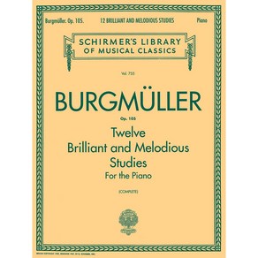 Bugmulle - 12 Billiant and Melodious Studies Op. 105 부르크뮐러 12 [50256180] Schime 셔머