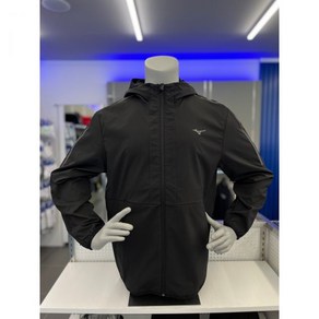 미즈노 32YE352409 남여공용 런닝 베이직 후드 바람막이자켓 BASIC WINDBREAKER 블랙