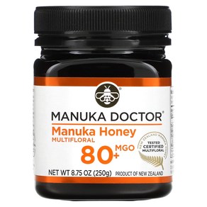 Manuka Docto 마누카 꿀 잡화꿀 MGO 80플러스 250g(8.75oz), 250g, 1개