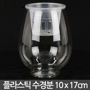 플라스틱 수경 화분 10x10cm - 수경재배 수경화분 실내화분 인테리어화분 투명화분 플라스틱화분 식물 유리화분, 03_Sein_100A 플라스틱수경분