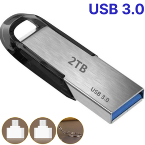 라이프웨이브 대용량 USB 3.0 1테라 2테라 휴대용 이동식 메모리 1TB 2TB, 1개