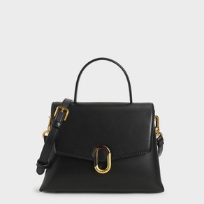 CHARLESKEITH 스톤 엔벨리쉬드 핸들백 【재입하】(BLACK)