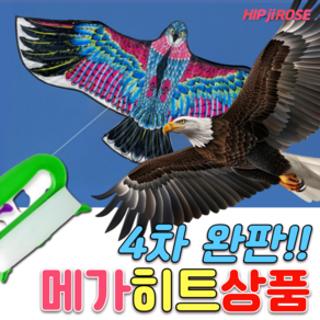 힙지스 대형 새 쫓는 독수리 모형 조류퇴치 독수리 연날리기, 검정독수리, 1개