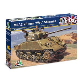 이타레리 프라모델밀리터리 [IT6483S] ITALERI 1:35 M4A2 76mm WET SHERMAN, 1개