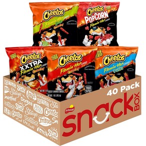 [미국직배송]치토스 매운맛 5종 모음 40팩x28.3g Cheetos Flamin' Hot Variety Pack