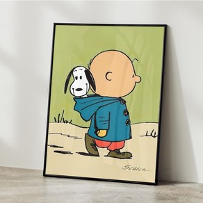 스누피 그림 포스터 snoopy 빈티지 일러스트 액자 카페 감성 아기방 인테리어 소품 30