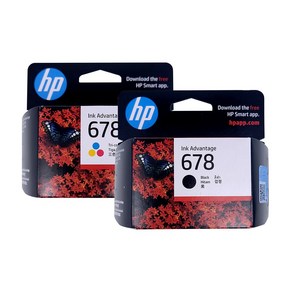 [HP정품] 프린터정품잉크 NO.678 정품잉크 Deskjet Ink Advantage 3515 1015 4515 3545 2545 2645 4645e, NO.678 세트/정품, 1개