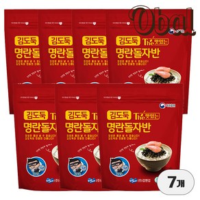 [오발] 김앤김 돌자반35g 명란 x7개, 7개