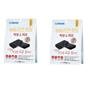 포켄스 뉴트리션 트릿 피부 피모 240g, 2개, 피부/피모