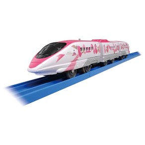 S-18 PLARAIL TAKARA TOMY 다카라 토미 「프라레일 헬로 키티 신칸센」 전철 열차, 1개