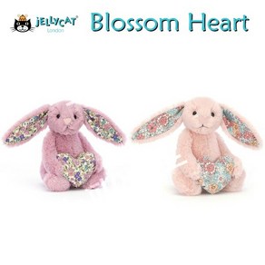 젤리캣 JELLYCAT 블로썸 하트 버니 S사이즈 토끼인형 애착인형, 1개, 튤립, 16cm