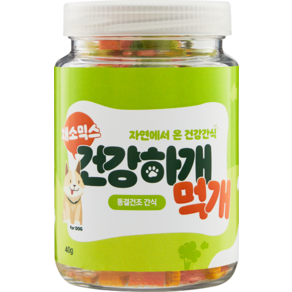 건강하개먹개 채소믹스 40g 강아지 동결건조간식, 1개