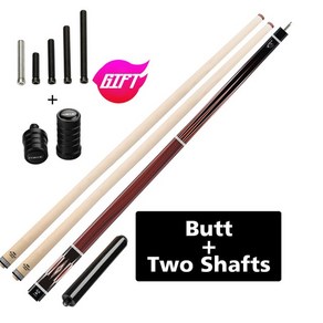 당구 큐 대 ZOKUE 캐롬 스틱 3 쿠션 전문 한국 테이퍼 케이스 포함 12mm 팁 142cm 리브레, Doubleshafts1E+12mm, 1개