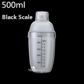 스테스 칵테일 보스턴 셰이커 피스 무중량, 38.Plastic 500ml, 1개