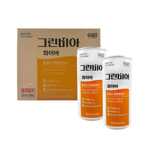 그린비아 화이바 200ml 30캔, 30개