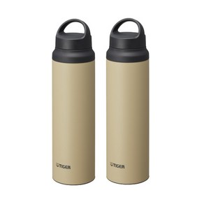 [타이거]수퍼클린플러스 액티브 보온보냉병 800ml MCZ-S080 2P 세트, 비치 샌드(CZ) 2개