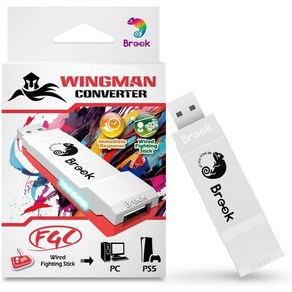 Brook Wingman FGC Fighting Stick Converter FGC PS5PS4 윙맨 파이팅 스틱 컨버터 게임기PC(X-Input)Mac에