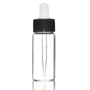 백색 스포이트병30ml(30*75mm/1pcs) 스크류캡스포이드병 (국산)