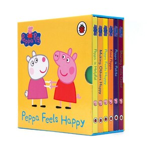 Peppa Feels Happy - 6 Book Slipcase : 페파피그 보드북 6종 세트, Ladybid