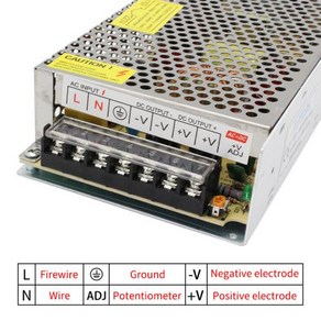 SMPS 변압기 스위칭 전원 공급 장치 LED 스트립 AC 어댑터 AC 220V DC 12V 18V 24V 36V 48V 12V 2A 3A 5A 10A 15A 20A 30A 60A, 1개