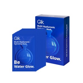 GIK 멀티 히알루론산 데일리 수분 마스크팩 25ml, 10개입, 1개