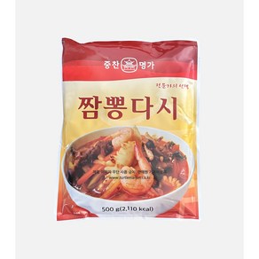 중찬명가 짬뽕육수 짬뽕분말 짬뽕다시 짬뽕 조미료 500g, 2개