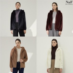 Nnf에코퍼후드점퍼 [NnF] FAUX FUR 후드점퍼