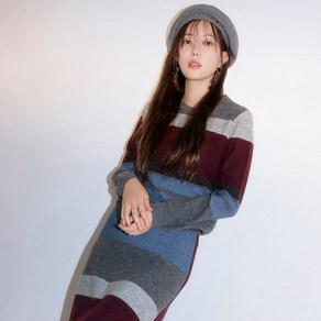 베스띠벨리 23F/W 컨트라스트 라운드 풀오버 BHU2939GYP