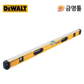 디월트 DWHT43248 박스빔수평 1200mm 알루미늄바디 막대수평 측정막대 수평대, 1개